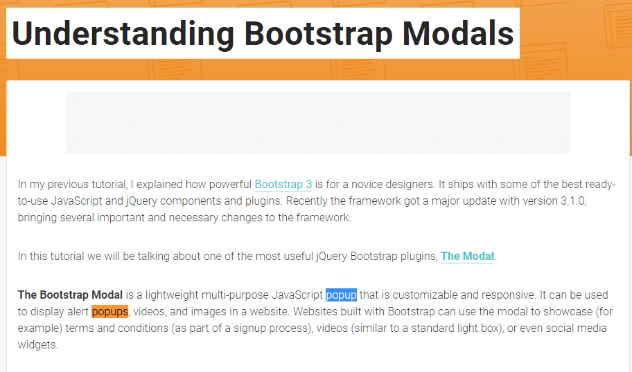  Yet another  helpful  content  regarding Bootstrap Modal Popup