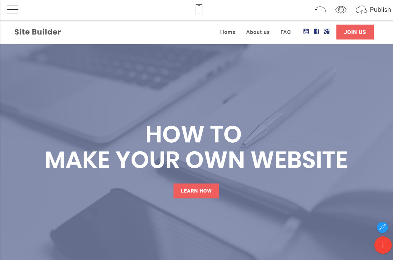 how to make a free website to sell things